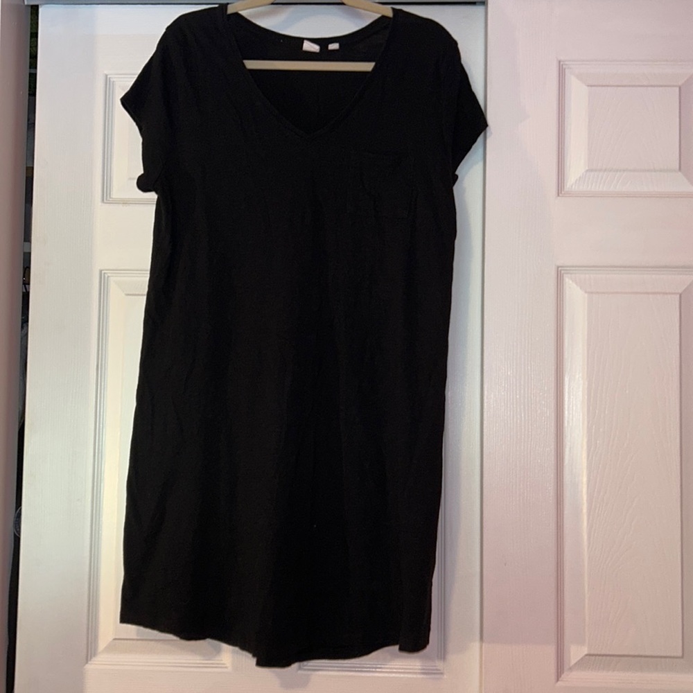 Black t-shirt dress